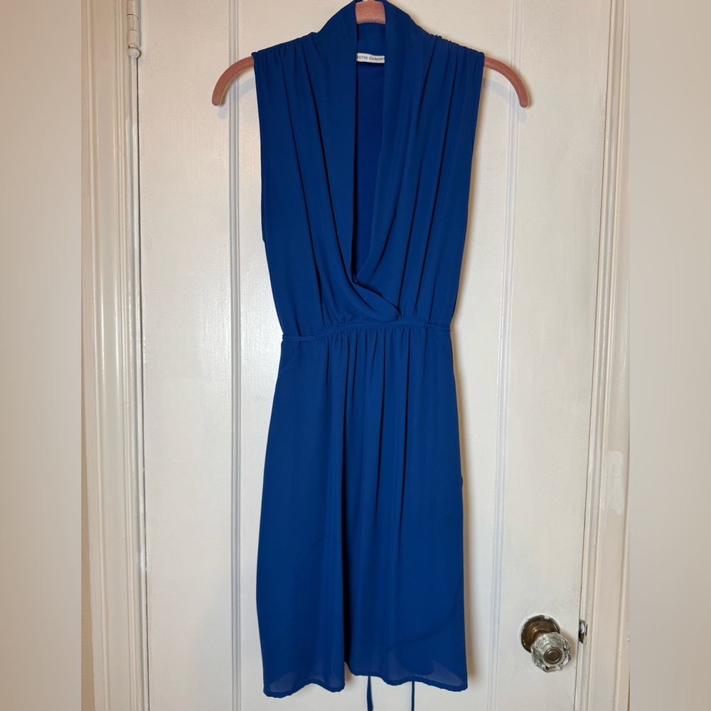 Elegant Blue Women's Dress